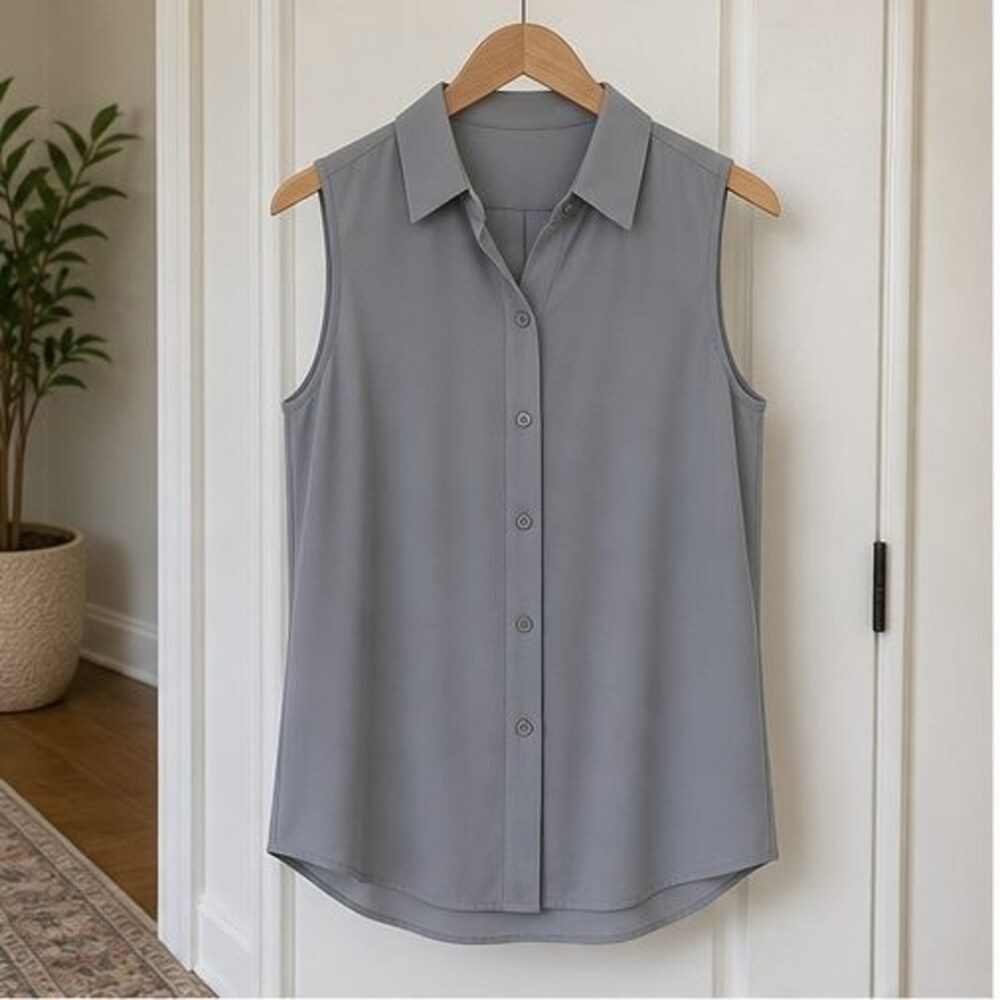 Gray Cami Blouse